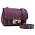 Borsa a tracolla VALENTINO Rock Studs in pelle 2way Viola Oro Auth 179216A D'oro Porpora