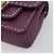 Borsa a tracolla VALENTINO Rock Studs in pelle 2way Viola Oro Auth 179216A D'oro Porpora - vista 8