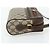 Borsa a Spalla GUCCI GG Supreme Web Sherry Line PVC Beige Oro Auth 179865 D'oro - vista 4