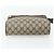 Borsa a Spalla GUCCI GG Supreme Web Sherry Line PVC Beige Oro Auth 179865 D'oro - vista 5