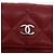 CHANEL Matelassé Compact Wallet Lammfell Rot Silber CC Authentisch 179886A - Ansicht 18