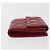 CHANEL Matelassé Compact Wallet Lammfell Rot Silber CC Authentisch 179886A - Ansicht 3