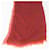 Hermès Sciarpa HERMES in seta rossa Auth bs34883A Rosso  - vista 4