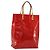 LOUIS VUITTON Borsa Monogram Vernis Reade MM Rosso Rouge M91086 LV Auth ep14516