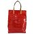 LOUIS VUITTON Borsa Monogram Vernis Reade MM Rosso Rouge M91086 LV Auth ep14516 - vista 2