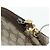 Borsa a Spalla GUCCI GG Supreme PVC Beige Oro 97 02 068 Auth 180207 D'oro - vista 10