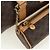 Céline Borsa Boston CELINE in tela Macadam PVC Pelle Marrone Oro Auth 176802V D'oro - vista 20