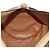 Céline Borsa Boston CELINE in tela Macadam PVC Pelle Marrone Oro Auth 176802V D'oro - vista 23
