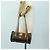 Céline Borsa Boston CELINE in tela Macadam PVC Pelle Marrone Oro Auth 176802V D'oro - vista 26