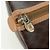 Céline Borsa Boston CELINE in tela Macadam PVC Pelle Marrone Oro Auth 176802V D'oro - vista 8