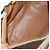 Céline Borsa Boston CELINE in tela Macadam PVC Pelle Marrone Oro Auth 176802V D'oro - vista 9