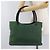 Borsa Tote PRADA Nylon Verde Nero Auth ti3933 - vista 27