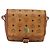 Borsa a tracolla MCM Vicetos Logogram PVC Marrone Oro Auth 180068 D'oro - vista 13