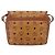 Borsa a tracolla MCM Vicetos Logogram PVC Marrone Oro Auth 180068 D'oro - vista 2