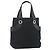 Bulgari Borsa BVLGARI Logo Mania in tela nero argento Auth 180084