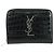 SAINT LAURENT Carteira Compacta Cassandra Croco Embossing Black Auth 179335M Preto - vista 13