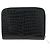 SAINT LAURENT Carteira Compacta Cassandra Croco Embossing Black Auth 179335M Preto - vista 2