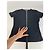T-shirt in cotone vintage Fendi nera Nero - vista 13