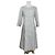Vintage Courreges Mischgewebe Kleid Leicht Grau