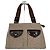 Borsa Tote in tela beige e pelle con monogramma Balenciaga