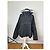 Windbreaker Alexander Wang Schwarz Reflektierendes Logo Muster - Ansicht 2
