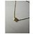 Collana con pendente Givenchy Gold Crystal Logo D'oro - vista 6
