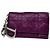 Dior Quilted Leather Key Holder Accessory Purple