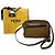 Fendi Vintage Umhängetasche FF Logo Muster brauner Stoff