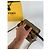 Fendi Vintage Umhängetasche FF Logo Muster brauner Stoff - Ansicht 10
