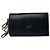 Vintage Loewe Leather Keychain Wallet Black