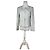 Vintage Courreges Tweed Jacke Hell Silber