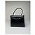 Vintage Givenchy Handtasche aus glattem Leder Schwarz mit Klappe - Ansicht 11