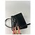 Vintage Givenchy Handtasche aus glattem Leder Schwarz mit Klappe - Ansicht 9
