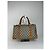 Vintage Gucci GG Canvas Weekender Tasche Beige Leder Monogramm - Ansicht 2