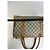 Vintage Gucci GG Canvas Weekender Tasche Beige Leder Monogramm - Ansicht 9