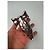 Miu Miu Pink Metal Bow-Shaped Decorative Object - view 2