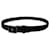Ceinture en cuir texturé Yves Saint Laurent avec boucle argentée noire  - vue 1