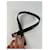 Ceinture en cuir texturé Yves Saint Laurent avec boucle argentée noire  - vue 6