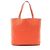 Hermès Borsa Tote Reversibile Hermes Double Sens 45 Rouge Casaque Rosso Arancione