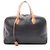 Hermès Borsa a mano Boston Hermes Victoria 43 Marrone Nero