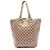 Borsa Tote Gucci GG Crystal Marrone Beige D'oro