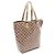 Borsa Tote Gucci GG Crystal Marrone Beige D'oro - vista 2