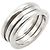 Bulgari Anello Bvlgari B-zero1 in argento e oro bianco 18K