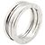 Bulgari Anello Bvlgari B-zero1 in argento e oro bianco 18K - vista 3