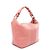 Bolso de hombro de cuero Intrecciato Bottega Veneta Rosa - vista 2