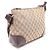 Borsa a tracolla Gucci in tela GG e pelle Marrone Beige - vista 2