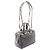 Timeless Borsa Boston Mini Matelassé Chanel Nero - vista 2