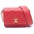 Borsa a Spalla Chanel Matelassé Mini Chain Rosso