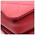 Borsa a Spalla Chanel Matelassé Mini Chain Rosso - vista 9