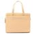 Timeless Borsa Chanel in pelle di vitello martellata beige